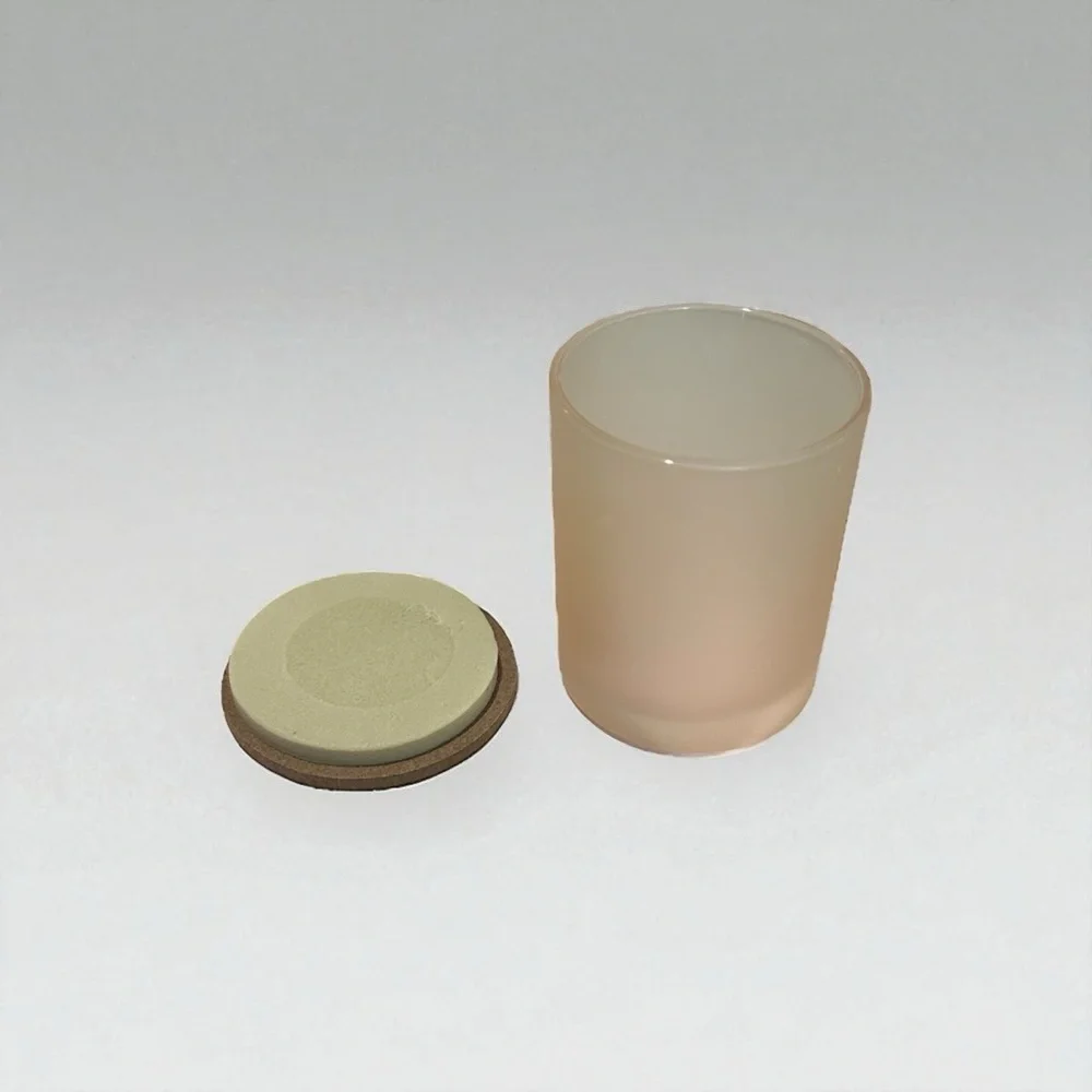 4 Small Glass with Wood Lid Storage Containers 3